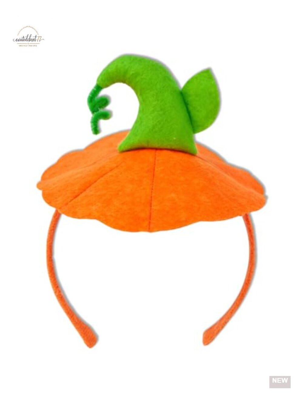 Pumpkin Halloween Headband for Women Costume Accessory Plastic Headband